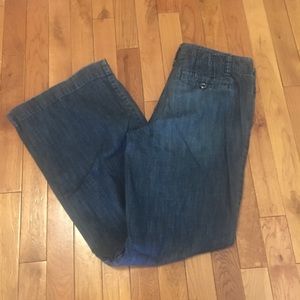 Size 4 Anne Taylor Loft Trouser Cut Jeans